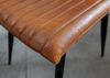 Stuhl Echtleder 45x62x88 cognac IRON LABEL #10 Bild 5