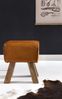 Hocker Sitzhocker Sitzbank BULL Massivholz 40x25x47cm Bild 3