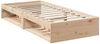 vidaXL Tagesbett ohne Matratze 90x190 cm Massivholz Kiefer 859247 Bild 3