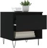 vidaXL Couchtische 2 Stk. Schwarz 50x46x50 cm Holzwerkstoff 830911 Bild 4