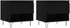 vidaXL Couchtische 2 Stk. Schwarz 50x46x50 cm Holzwerkstoff 830911 Bild 2
