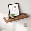 VASAGLE Wandregal, 3 Stück, MDF vintagebraun, 60 x 20 x 3,8 cm Bild 5