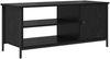 vidaXL TV-Schränk Schwarz Eichen-Optik 100 x 40 x 45 cm Holzwerkstoff 879479 Bild 2