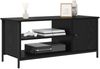 vidaXL TV-Schränk Schwarz Eichen-Optik 100 x 40 x 45 cm Holzwerkstoff 879479 Bild 3