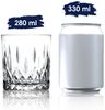 KONZEPT Whiskyglas Whisky Glas Becher 280 ml 6/12er Set, 12-tlg, Glas-Set, 280 ml Bild 3
