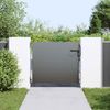 vidaXL Gartentor Schwarz 85 x 100 cm Pulverbeschichteter Stahl 42015879 Bild 3