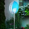 LED Solar Steckleuchte, blau-silber, Welcome, H 78,5 cm Bild 3