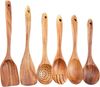 Faizee Möbel Kochbesteck-Set Holz-Kochutensilien-Set: 6-teiliges Set für alle Ihre Kochbedürfnisse (6-tlg) Bild 4