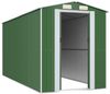 vidaXL Geräteschuppen Grün 192x440x223 cm Verzinkter Stahl 3147430 Bild 3