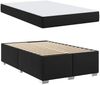 vidaXL Bettrahmen mit Matratze Schwarz 120 x 190 cm Stoff 3399230 Bild 4