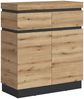 Garderoben-Set >Corte< (2-teilig) Evoke Eiche Dekor - 101x201x45 BxHxT Bild 2