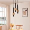 Hängeleuchte Lulled 200xØ28 cm Metall Schwarz/Gold [lux. pro] Bild 2