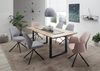 Esstisch >Bianka< in Eiche/schwarz - 220x74x100 (BxHxT) Bild 3