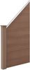 WPC Gartenzaun mit Schrägelement 183x451 cm braun [neu. holz] Bild 4