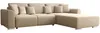 Vente-unique - MELTANA Sofa Stoff Beige - B 195 cm x H 84 cm x L 293 cm Bild 4