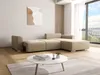 Vente-unique - MELTANA Sofa Stoff Beige - B 195 cm x H 84 cm x L 293 cm Bild 2