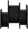 vidaXL Seitenschrank Schwarz Eichen-Optik 60 x 26 x 60 cm 875133 Bild 5