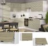 Hängeschrank Fame-Line Eiche Paneel 60 cm Flach Vicco Bild 2