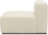 DOMO. collection Sessel 800013, Polstersessel, rechteckig, gepolsterte Rückenlehne, Modul-Element, Sitzelement, Polstergarnitur, 85 x 108 x 69 (BxTxH), natur Bild 3