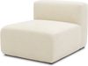 DOMO. collection Sessel 800013, Polstersessel, rechteckig, gepolsterte Rückenlehne, Modul-Element, Sitzelement, Polstergarnitur, 85 x 108 x 69 (BxTxH), natur Bild 2
