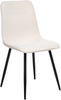 Esszimmerstuhl 4er Set TUSCOLA Stoff Hellbeige Bild 4