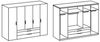 Kleiderschrank DETROIT Schrank in Plankeneiche und Metall Bild 4