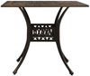 vidaXL Gartentisch Bronzen 90x90x73 cm Aluminiumguss 315588 Bild 2
