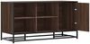 vidaXL Schuhbank Braun Eichen-Optik 100x40x53,5cm Holzwerkstoff Metall 849218 Bild 5