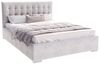thematys Polsterbett Samt Velours Bett mit Bettkasten & Lattenrost, 120x200–180x200 cm (Optional mit 28 cm H3/H4 Taschenfederkern oder 23 cm Taschenfederkern-Matratze H2, hydraulisches Stauraumbett) Bild 4