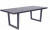 Gartentisch Denver Keramiktisch Esstisch mit V-Fuß 200x100x75cm Keramik Anthrazit Bild 5