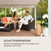 Pantheon Cortina Pavillon mit Dach 3x6 m 4 Seitenteile beige Bild 2