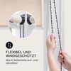 Pantheon Cortina Pavillon mit Dach 3x6 m 4 Seitenteile beige Bild 5