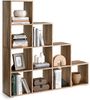 Vasagle Bücherregal Raumteiler, Würfelregal, viel Stauraum Bild 2