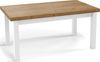 WFL GROUP Esstisch Avena ausziehbar rechteckig modern mit weißen Holzbeinen (MADE IN EU, 5 Gr. – 120/140/160/170/200 cm ausziehbar auf 160/180/210/250/300 cm), platzsparender Tisch in Holzoptik für Küche, Esszimmer oder Wohnzimmer Bild 2