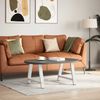 vidaXL Couchtischbeine A-Form 2 Stk. Weiß 60x(42-43) cm Stahl 4012837 Bild 2
