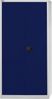 Bisley 'Universal' Flügeltürenschrank, Oxfordblau / Lichtgrau, 195 x 40 x 91,4 cm, 4 Fachböden Bild 2