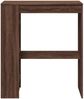 vidaXL Bartisch mit Regal, Holzwerkstoff, 90 x 40 x 103,5 cm, Braune Eiche Bild 4