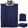 Intirilife Schlafsack (Schlafsack 115 cm x 210 cm in DUNKEL BLAU), Reise Hüttenschlafsack - Dünner Schlafsack Reiseschlafsack - Polyester Bild 4