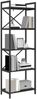 vidaXL Bücherregal Schwarz Eichen-Optik 56 x 34 x 171 cm Holzwerkstoff 883862 Bild 3