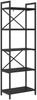 vidaXL Bücherregal Schwarz Eichen-Optik 56 x 34 x 171 cm Holzwerkstoff 883862 Bild 2