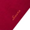 Möve for frottana Pearl 2 tlg. Frottier-Set - 2 X Saunatuch (80 X 200cm) - 500 g/m² - Ruby Bild 2