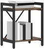 Bücherregal | Standregal Geräucherte Eiche 40 x 30 x 50 cm Holzwerkstoff Bild 3