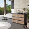Furnica Kommode 6 Schubladen, Sideboard, Schubladenschrank Breite 100cm Höhe 71cm Bild 3