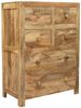Kommode Hina 90x120x45 aus Mangoholz Bild 2