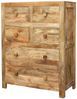 Kommode Hina 90x120x45 aus Mangoholz Bild 3