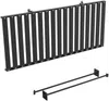 Vitavia Abklappbarer Tisch aus Aluminium, schwarz, 120 x 56 x 81 cm Bild 5