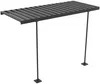 Vitavia Abklappbarer Tisch aus Aluminium, schwarz, 120 x 56 x 81 cm Bild 4