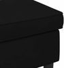 vidaXL Hocker Schwarz 55 x 35 x 41 cm Samt 42029991 Bild 5