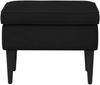 vidaXL Hocker Schwarz 55 x 35 x 41 cm Samt 42029991 Bild 3