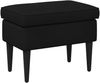 vidaXL Hocker Schwarz 55 x 35 x 41 cm Samt 42029991 Bild 2